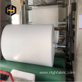 White soft polyester mesh fabric for shirt interlinings